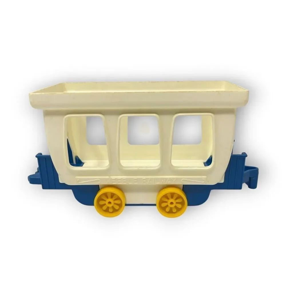 Vintage 1975 Hasbro Weebles Weeble Railway Middle Locomotive Train Car Only One
